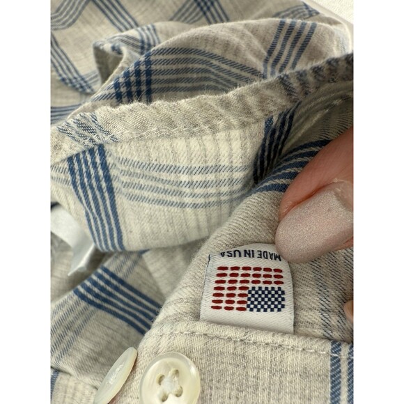 Steven Alan Shirt Men's Extra Small Button Up Made in USA BLUE Casual Adult - Picture 14 of 15